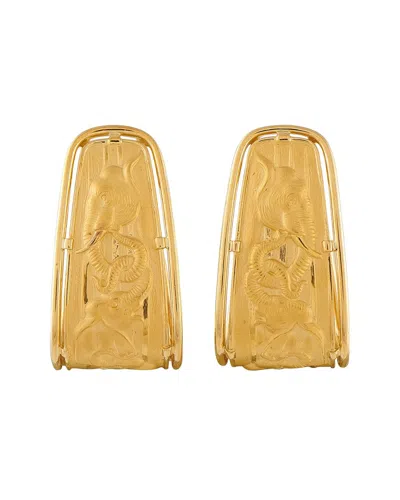 Pre-owned Carrera Y Carrera 18k Earring (authentic Pre-loved)