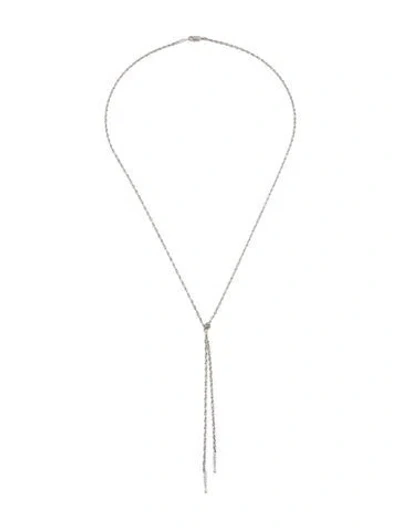 Pre-owned Carrera Y Carrera 18k Lariat Chain Necklace, 29" In Multi