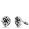 Carrera Y Carrera 18k White Gold Lion Cufflinks Ca03-032625 In White