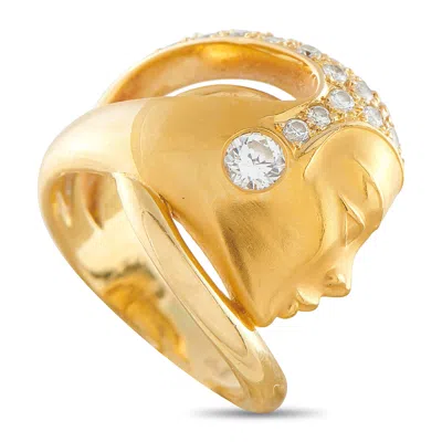 Carrera Y Carrera 18k Yellow Gold Diamond Ring Ca29-122625