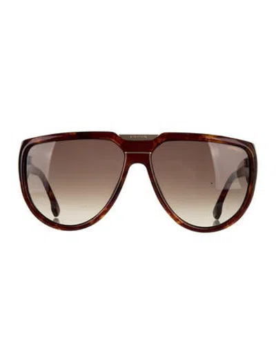 Pre-owned Carrera Y Carrera Aviator Gradient Sunglasses In Brown