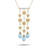 Carrera Y Carrera Baile De Mariposas 18k Yellow Gold 1.45ct Diamond And Topaz Necklace Car36-052825 In Gold