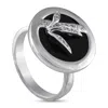 Carrera Y Carrera Bambu 18k White Gold 0.07ct Diamond Ring Ca12-051625 In Metallic