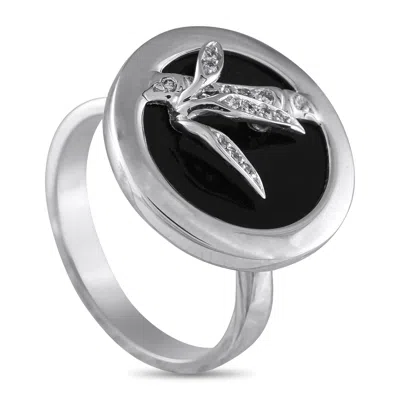 Carrera Y Carrera Bambu 18k White Gold 0.07ct Diamond Ring Ca12-051625