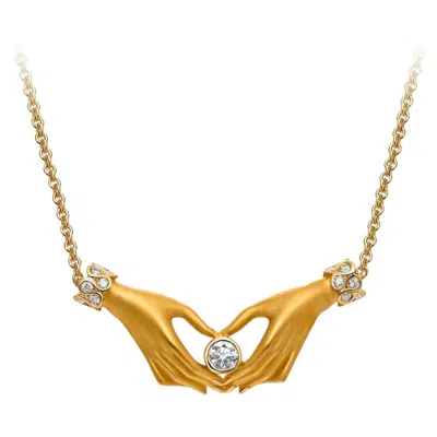 Pre-owned Carrera Y Carrera Bonadea Maxi Diamond Pendant In 18 Karat Gold In Multi