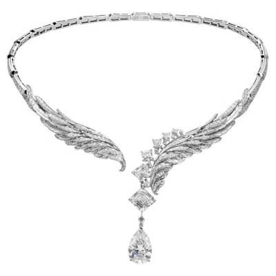 Pre-owned Carrera Y Carrera Libre Maxi Special Diamond Necklace In 18 Karat Gold In Multi
