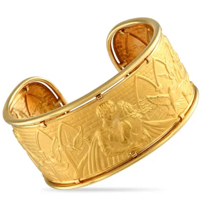 Carrera Y Carrera Romeo And Juliet 18k Yellow Gold Cuff Bracelet Ca31-052825