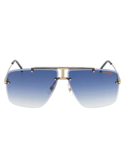 Carrera Yellow Gold Metal Sunglasses In Brown