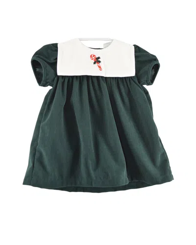 Carriage Boutique Kids' Bib Dress In Green