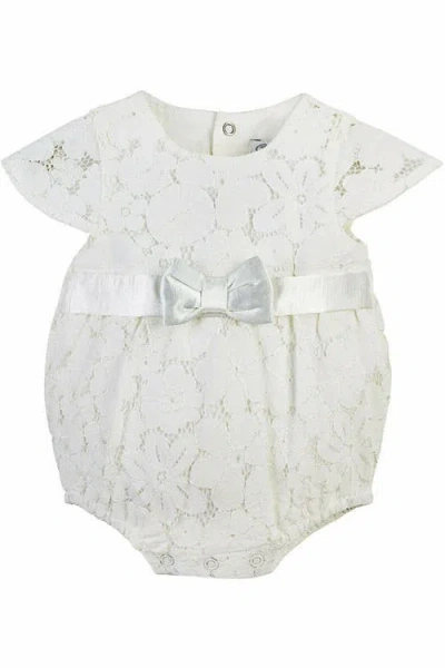 Carriage Boutique Babies'  Girl Special Occasion Christening Bubble In White