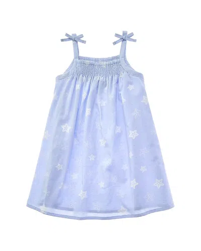 Carriage Boutique Kids' Printed Dress In Blue