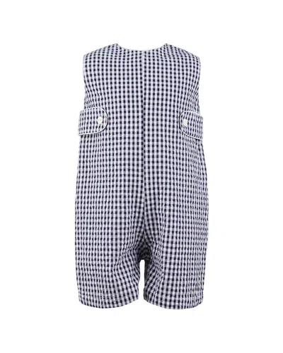 Carriage Boutique Romper In Blue