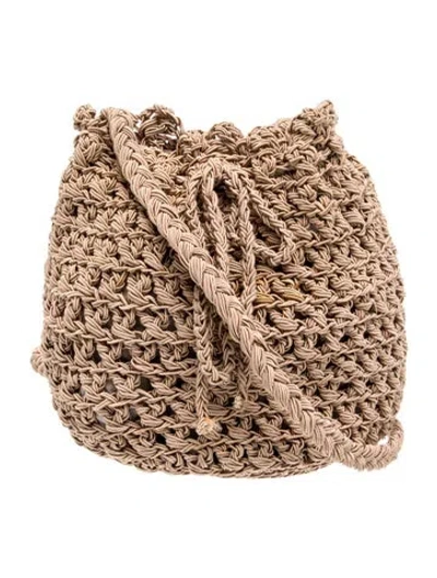 Pre-owned Carrie Forbes Bucket Bag In Brown