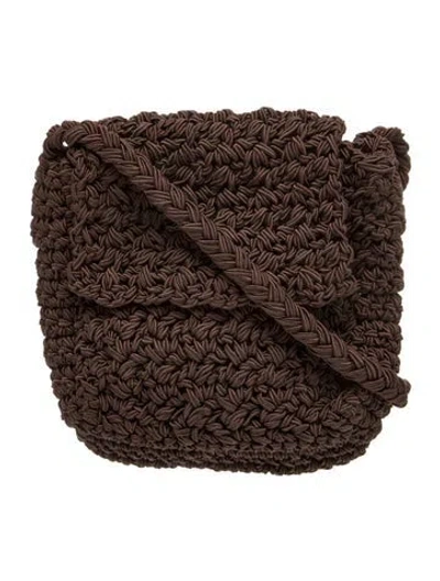 Pre-owned Carrie Forbes Crossbody Bag In Brown