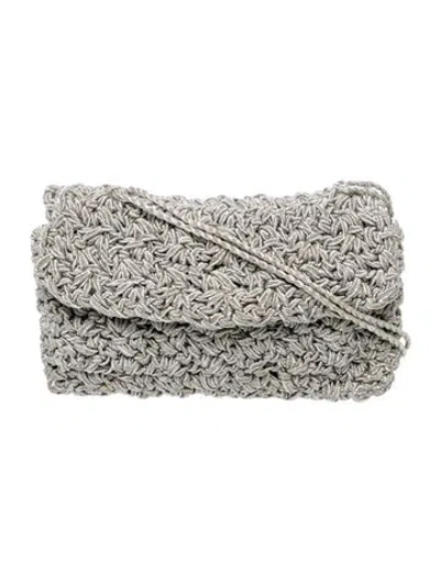 Pre-owned Carrie Forbes Crossbody Bag In Gray