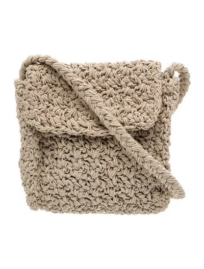 Pre-owned Carrie Forbes Crossbody Bag In Neutrals