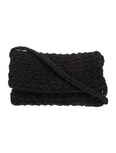 Pre-owned Carrie Forbes Messenger Bag In Black