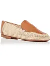 CARRIE FORBES MUMBA WOMENS WOVEN SLIP ON LOAFERS