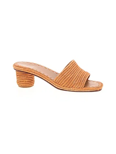 Pre-owned Carrie Forbes Sandals In Orange