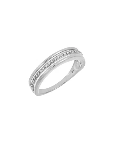 Carriere 14k 0.07 Ct. Tw. Diamond Ring In Metallic