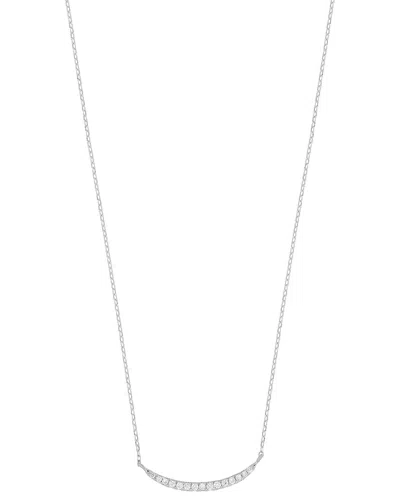 Carriere 14k 0.09 Ct. Tw. Diamond Necklace In Metallic