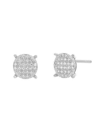 Carriere 14k 0.11 Ct. Tw. Diamond Earrings In Metallic