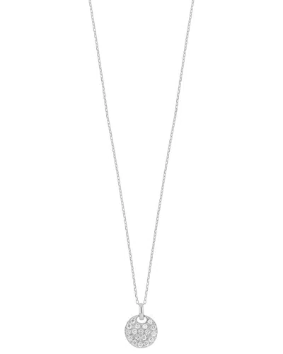 Carriere 14k 0.16 Ct. Tw. Diamond Necklace In Metallic