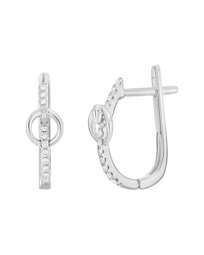 Carriere 14k 0.18 Ct. Tw. Diamond Earrings In Metallic