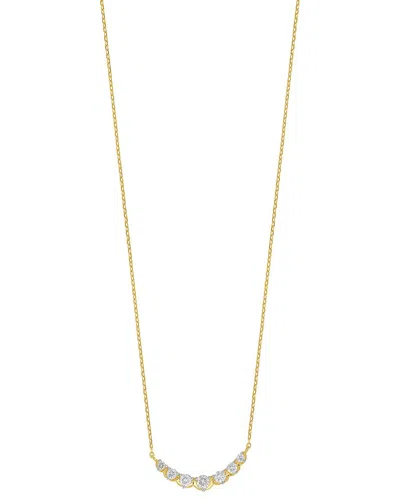 Carriere 14k 0.20 Ct. Tw. Diamond Necklace In Gold