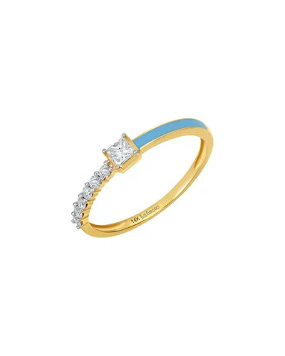 Carriere 14k 0.28 Ct. Tw. Diamond Ring In Gold