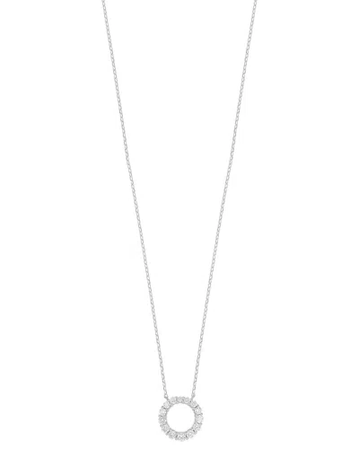 Carriere 14k 0.30 Ct. Tw. Diamond Necklace In Metallic
