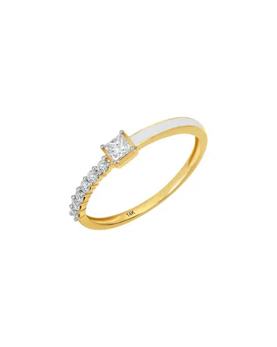 Carriere 14k 0.30 Ct. Tw. Diamond Ring In Gold