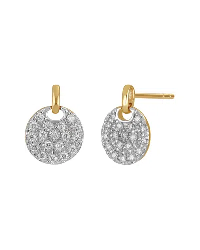 Carriere 14k 0.32 Ct. Tw. Diamond Earrings In Metallic