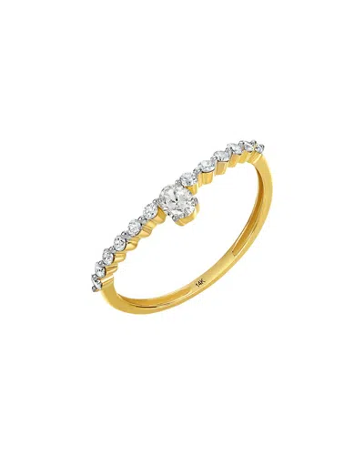 Carriere 14k 0.40 Ct. Tw. Diamond Ring In Gold