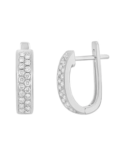 Carriere 14k 0.43 Ct. Tw. Diamond Earrings In Silver