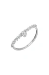 Carriere Jewelry Carrière Jewelry Diamond Band Ring In 14k White Gold