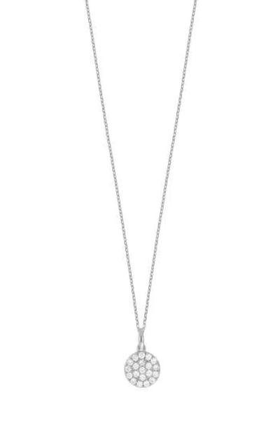 Carriere Jewelry Carrière Jewelry Diamond Circle Pendant Necklace In Metallic