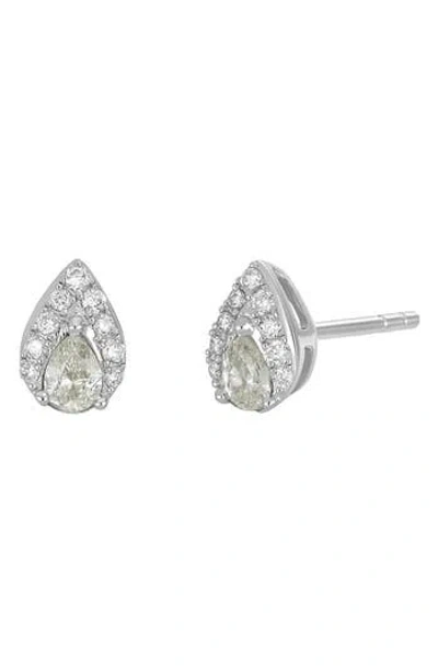 Carriere Jewelry Carrière Jewelry Diamond Cluster Stud Earrings In Metallic