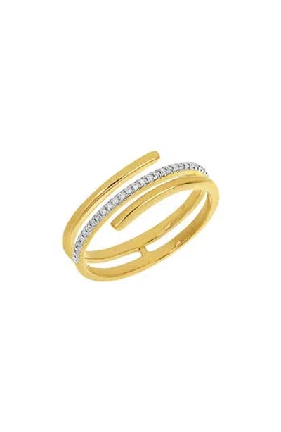 Carriere Jewelry Carrière Jewelry Diamond Coil Ring In 14k Yellow Gold