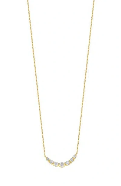 Carriere Jewelry Carrière Jewelry Diamond Curve Pendant Necklace In Gold