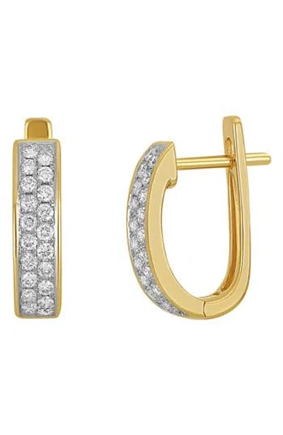 Carriere Jewelry Carrière Jewelry Diamond Huggie Hoop Earrings In Gold