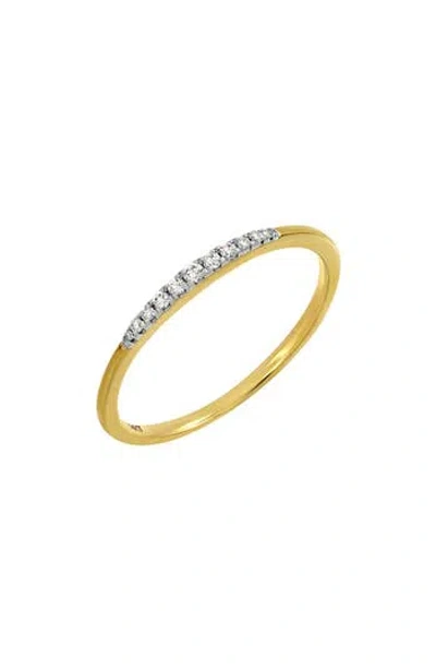 Carriere Jewelry Carrière Jewelry Graduated Diamond Stackable Ring In 14k Yellow Gold