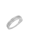 Carriere Jewelry Carrière Jewelry Triple-row Diamond Ring In 14k White Gold