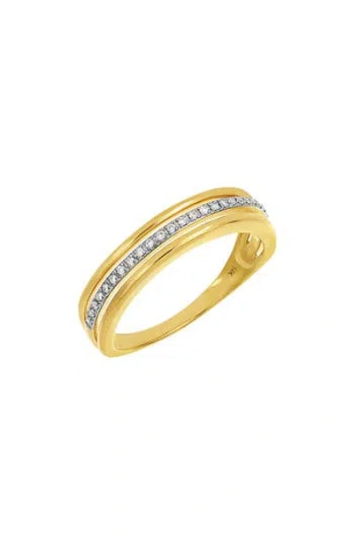 Carriere Jewelry Carrière Jewelry Triple-row Diamond Ring In 14k Yellow Gold