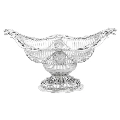 Pre-owned Carrington & Co Antique Edwardian Sterling Silver Fruit / Bon Bon Dish (1901)