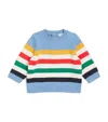 CARRÈMENT BEAU CARREMENT BEAU COTTON-WOOL STRIPED SWEATER (6 MONTHS)