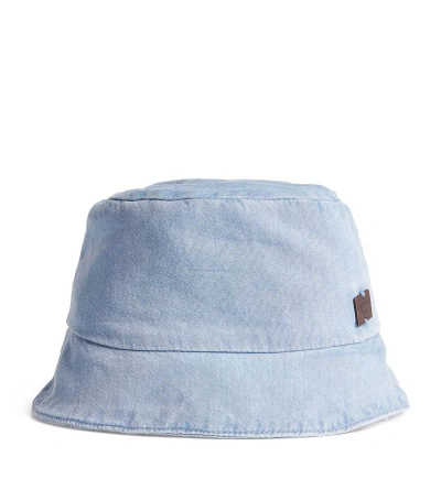 Carrèment Beau Babies' Denim Hat In Blue