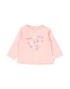 Carrèment Beau Carrément Beau Newborn Girl T-shirt Blush Size 3 Organic Cotton In Pink