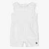 CARRÈMENT BEAU GIRLS WHITE BRODERIE ANGLAISE PLAYSUIT