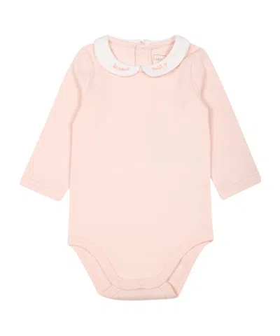 Carrèment Beau Long-sleeved Jumpsuit In Pink